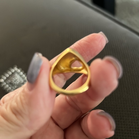 Madewell brushed gold tone ring NWOT - Picture 3 of 3